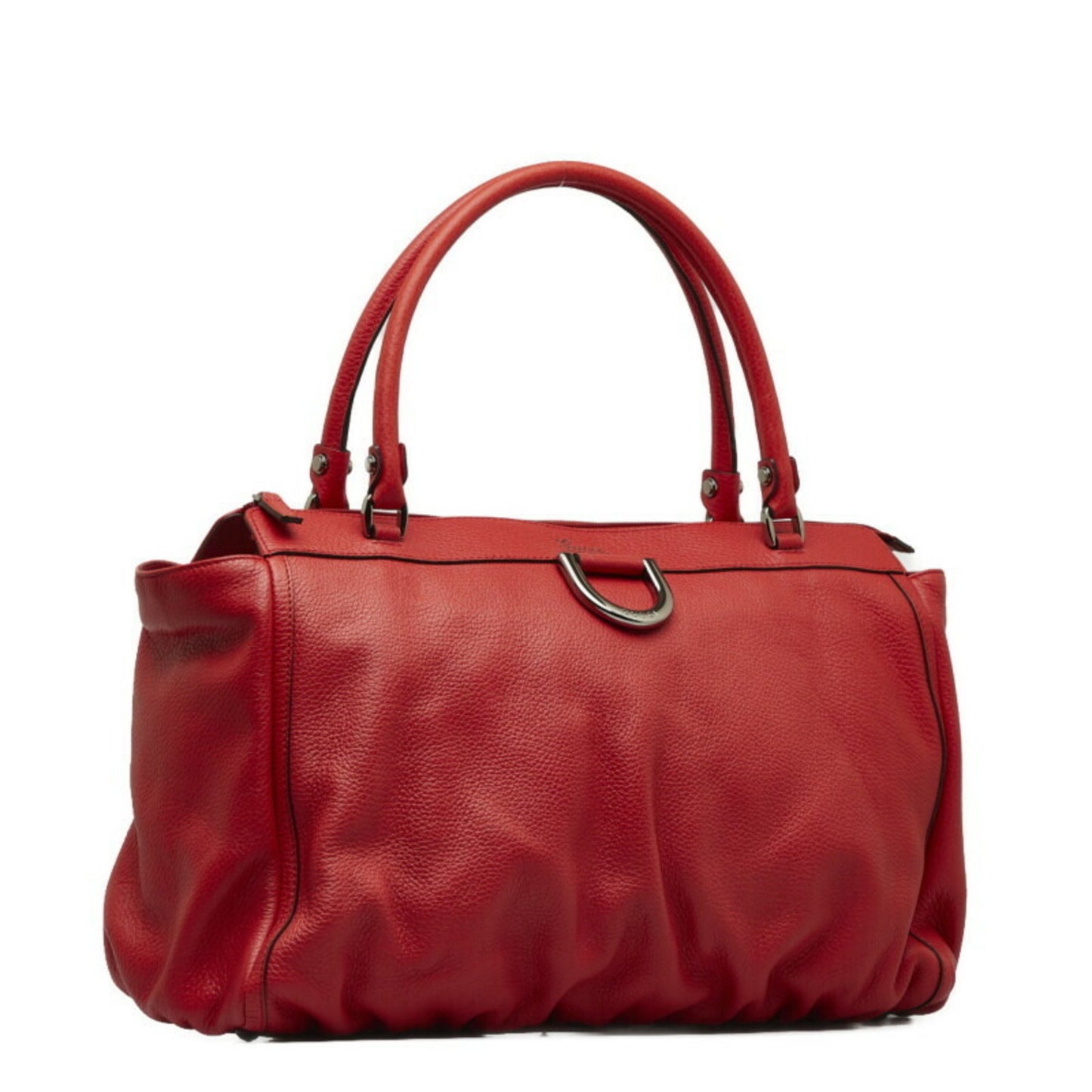 Gucci Abbey Red Leather Hand Bag