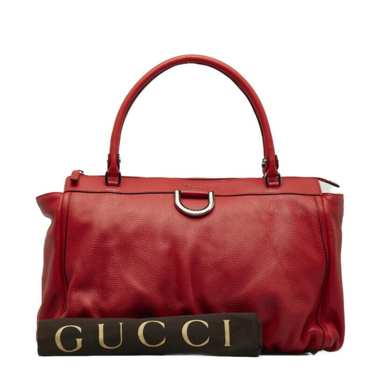 Gucci Abbey Red Leather Hand Bag