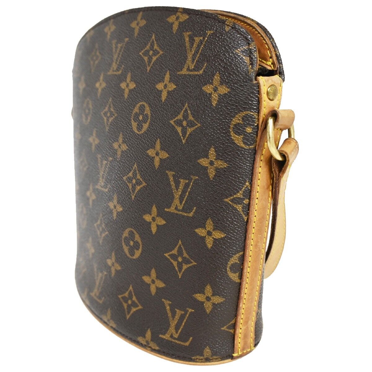 Louis Vuitton Drouot Brown Canvas Shoulder Bag