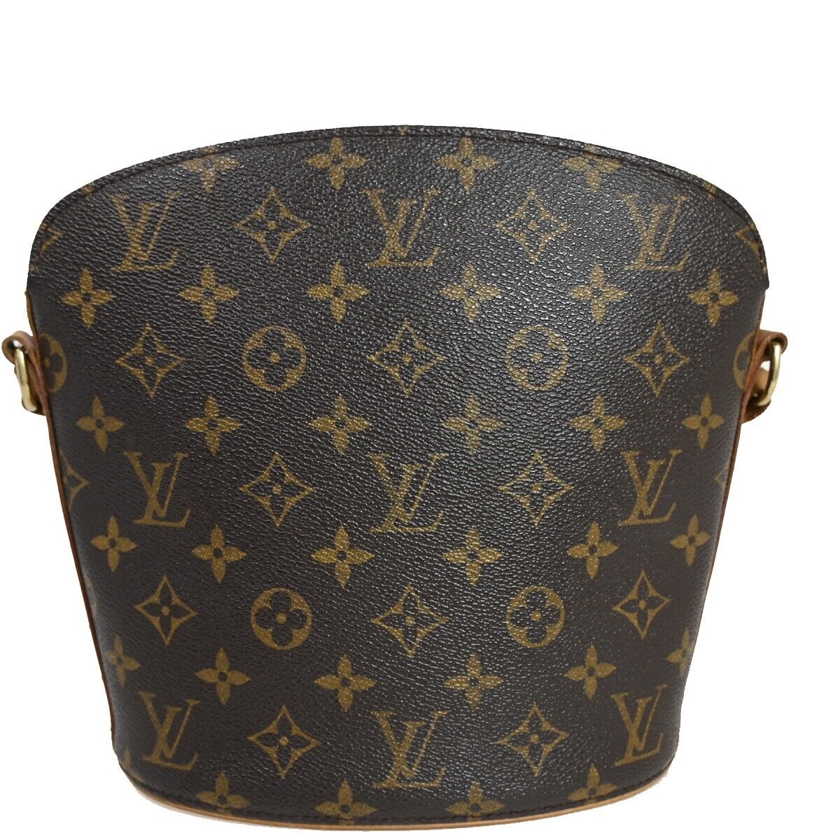 Louis Vuitton Drouot Brown Canvas Shoulder Bag