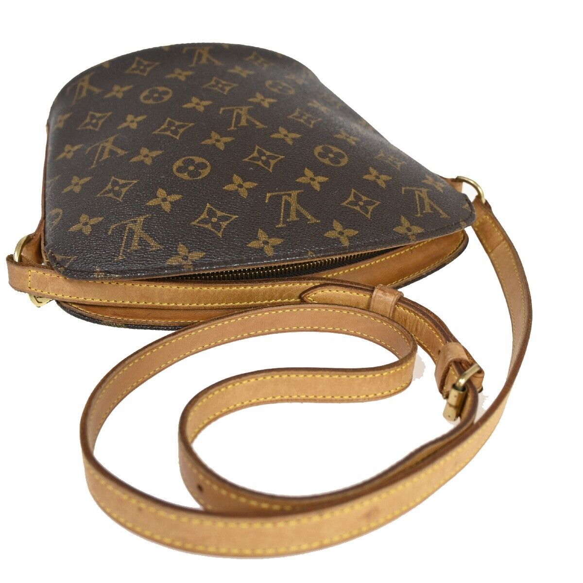 Louis Vuitton Drouot Brown Canvas Shoulder Bag