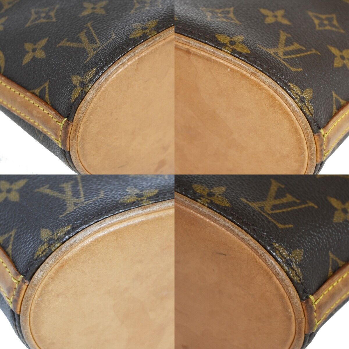 Louis Vuitton Drouot Brown Canvas Shoulder Bag