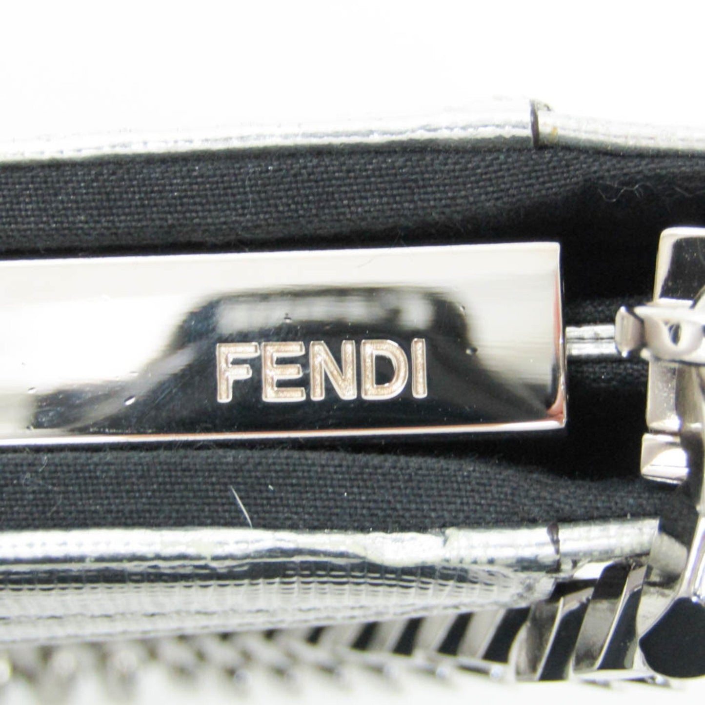 Fendi Black Leather Tote Bag