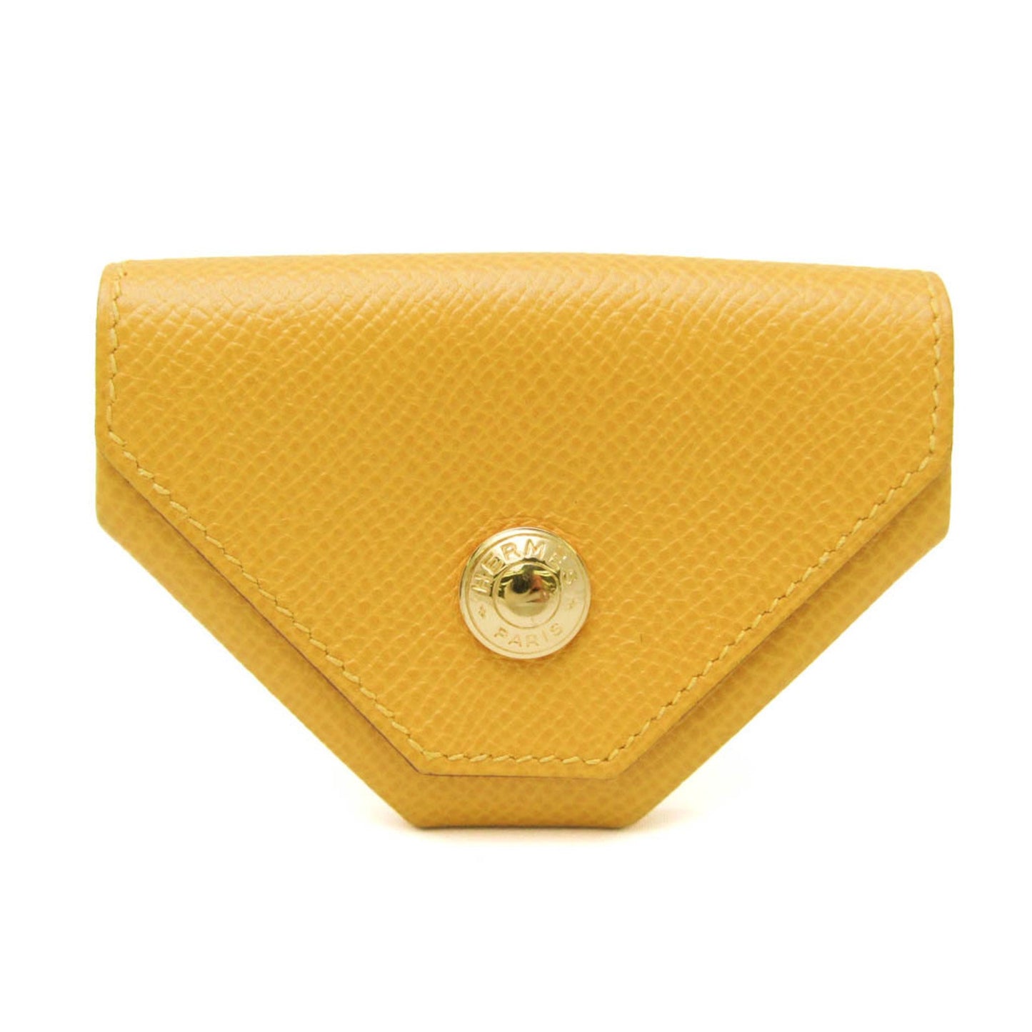 Hermès 24 Yellow Leather Wallet Accessories