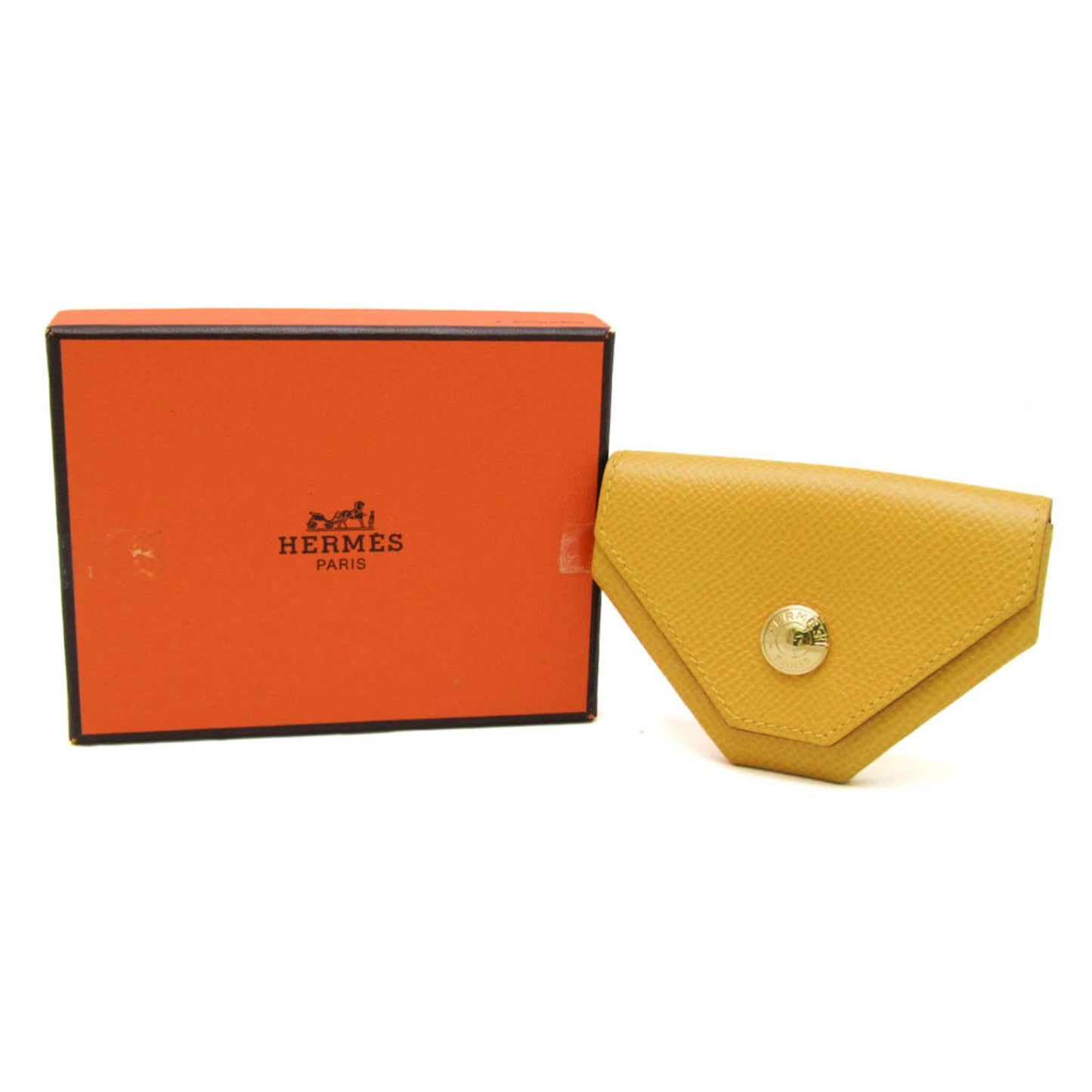 Hermès 24 Yellow Leather Wallet Accessories