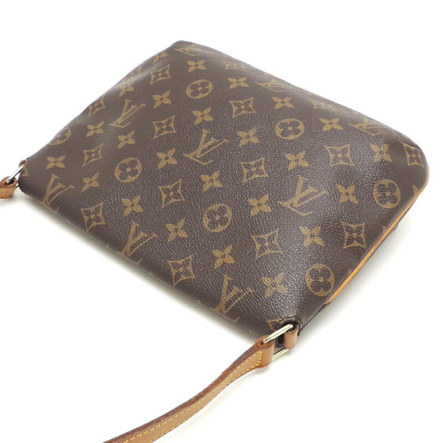 Louis Vuitton Musette Tango Brown Canvas Shoulder Bag