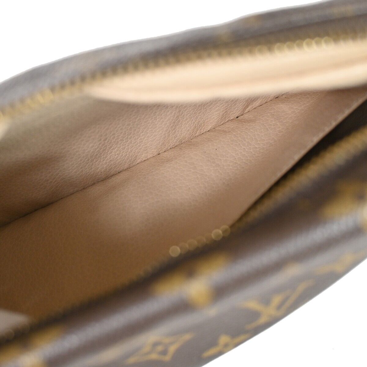 Louis Vuitton Trousse Toilette 28 Brown Canvas Clutch Bag