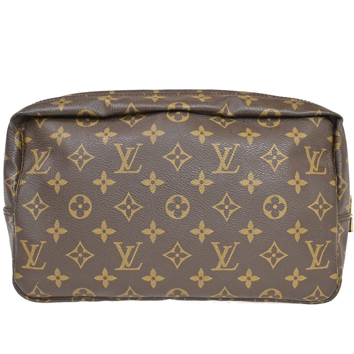 Louis Vuitton Trousse Toilette 28 Brown Canvas Clutch Bag