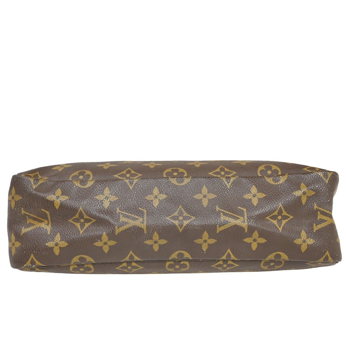 Louis Vuitton Trousse Toilette 28 Brown Canvas Clutch Bag