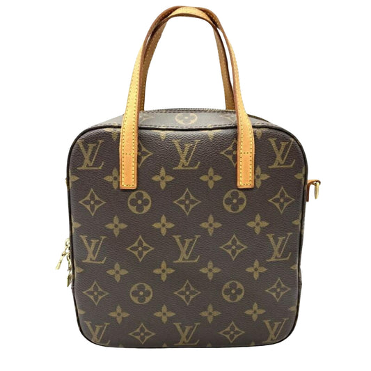 Louis Vuitton Spontini Brown Canvas Hand Bag