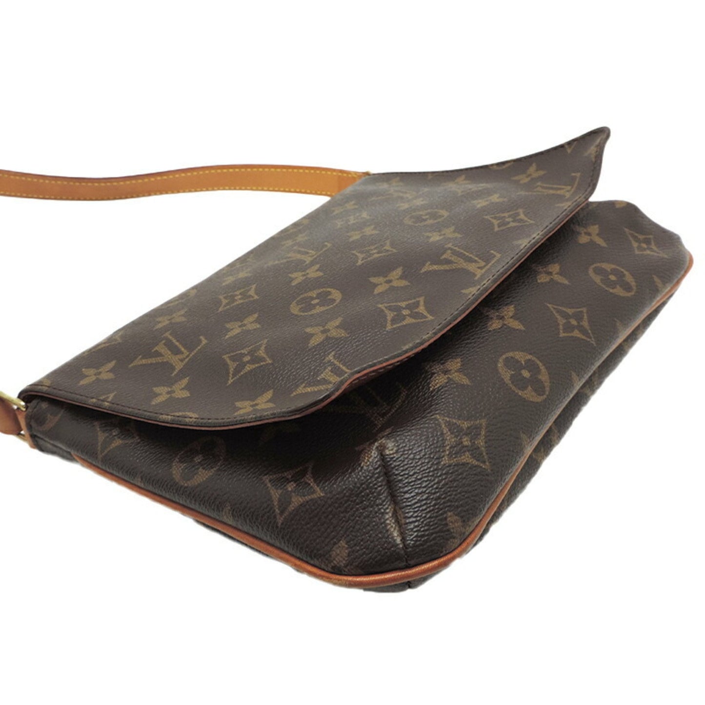 Louis Vuitton Musette Brown Canvas Shoulder Bag