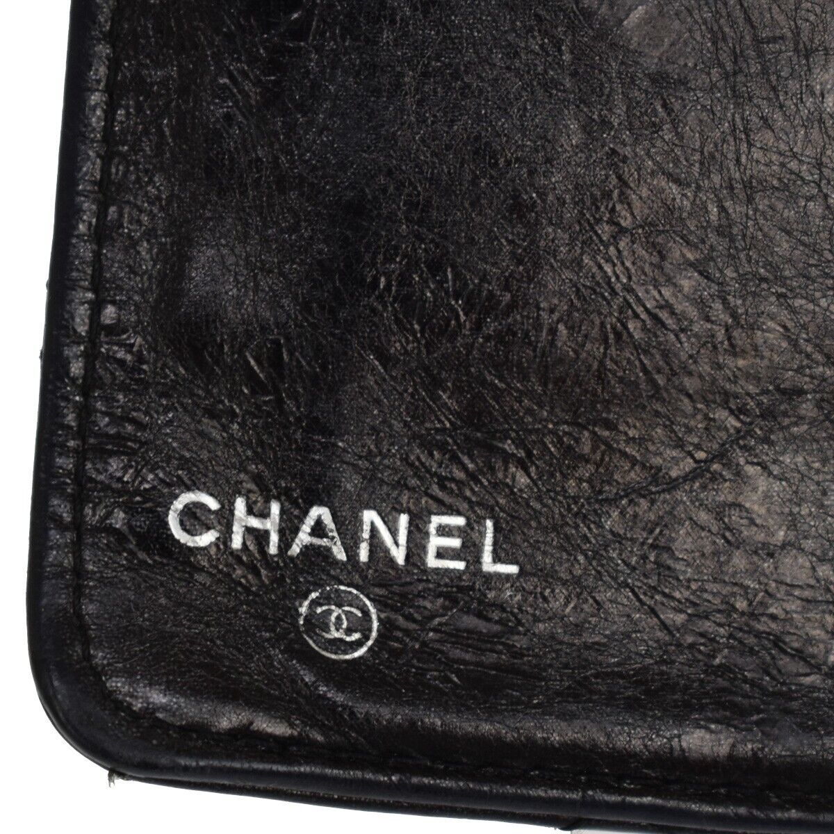 Chanel 2,55 Black Leather Wallet Accessories