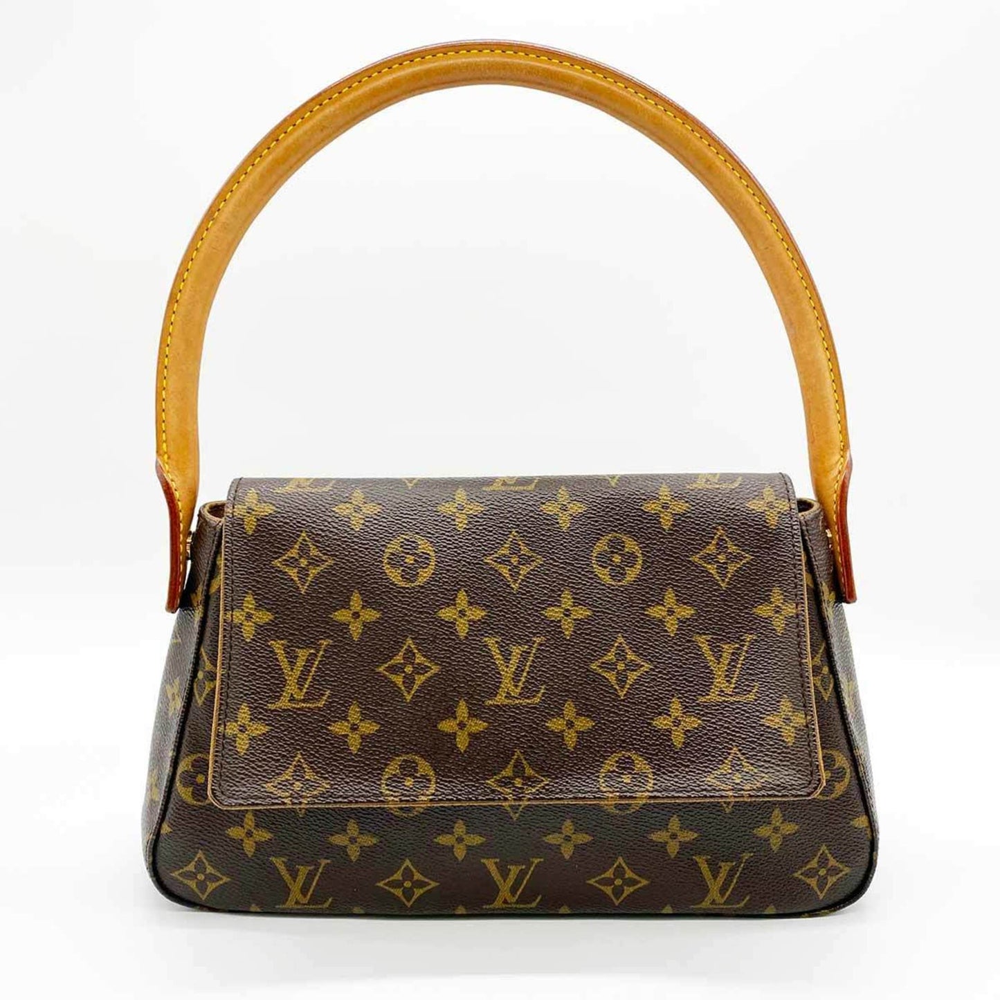 Louis Vuitton Mini looping Brown Canvas Shoulder Bag