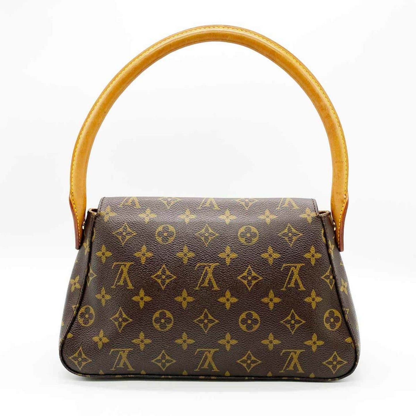 Louis Vuitton Mini looping Brown Canvas Shoulder Bag