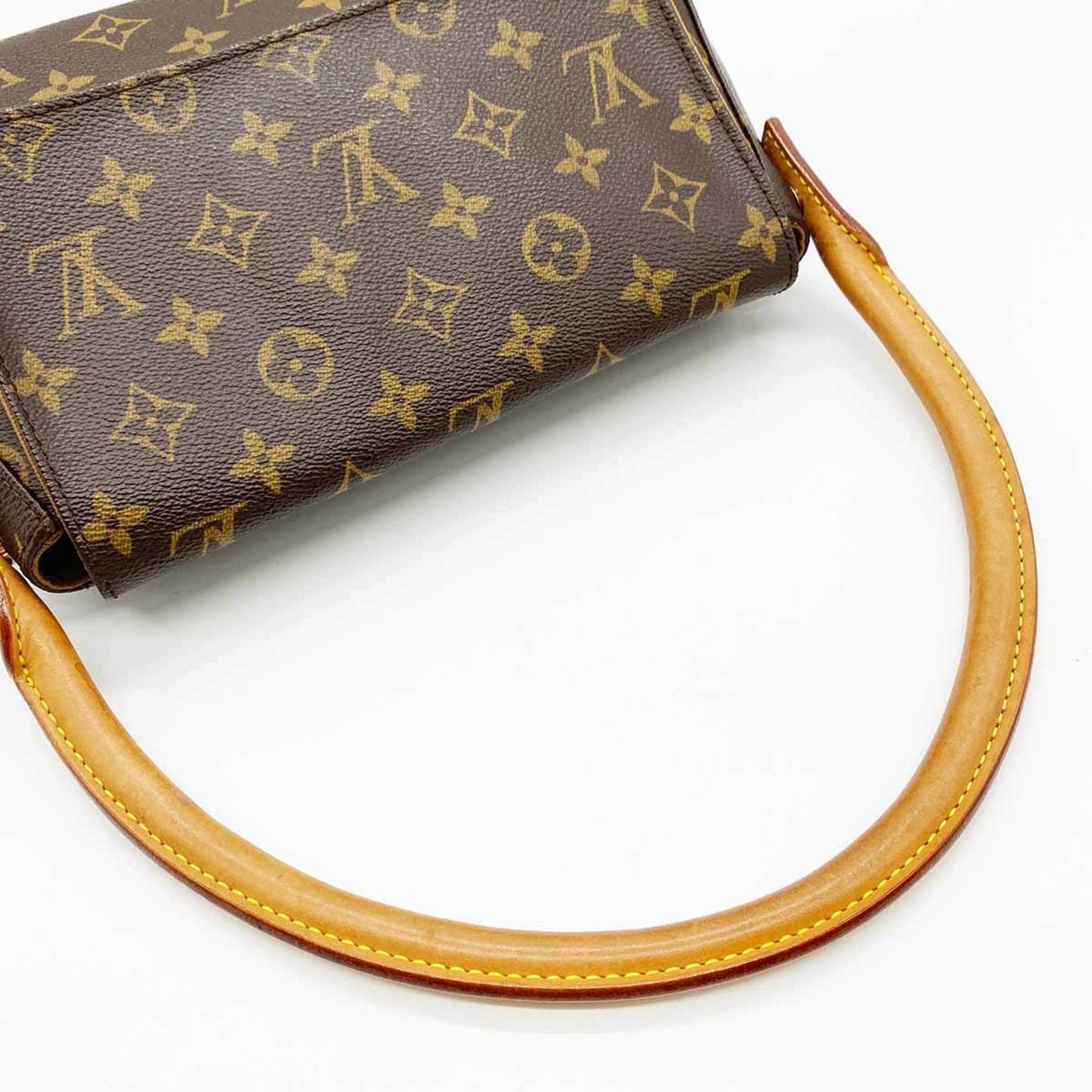 Louis Vuitton Mini looping Brown Canvas Shoulder Bag