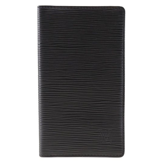 Louis Vuitton Portefeuille Brazza Black Leather Wallet Accessories