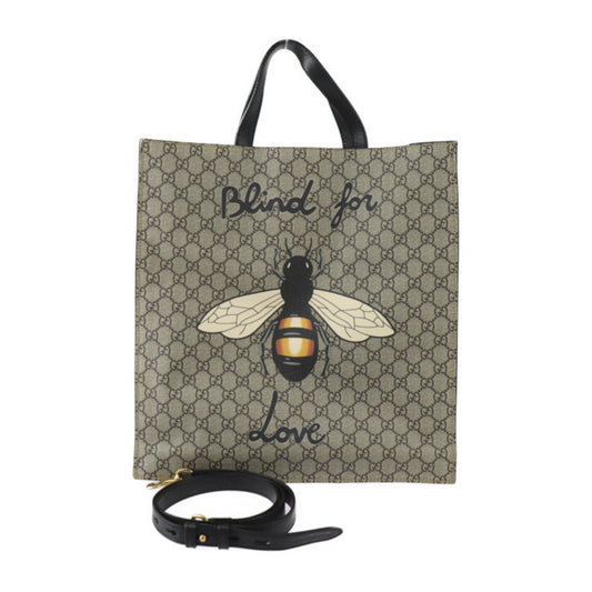 Gucci Kingsnake Beige Canvas Hand Bag