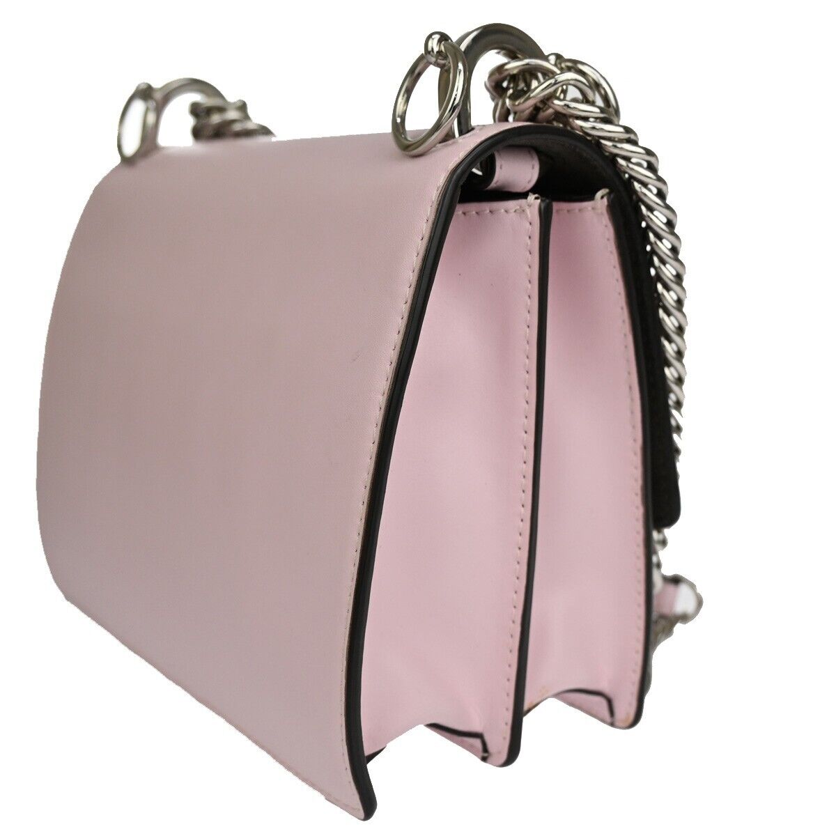 Fendi Kan I Pink Leather Shoulder Bag