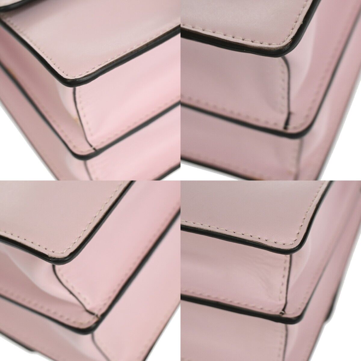 Fendi Kan I Pink Leather Shoulder Bag